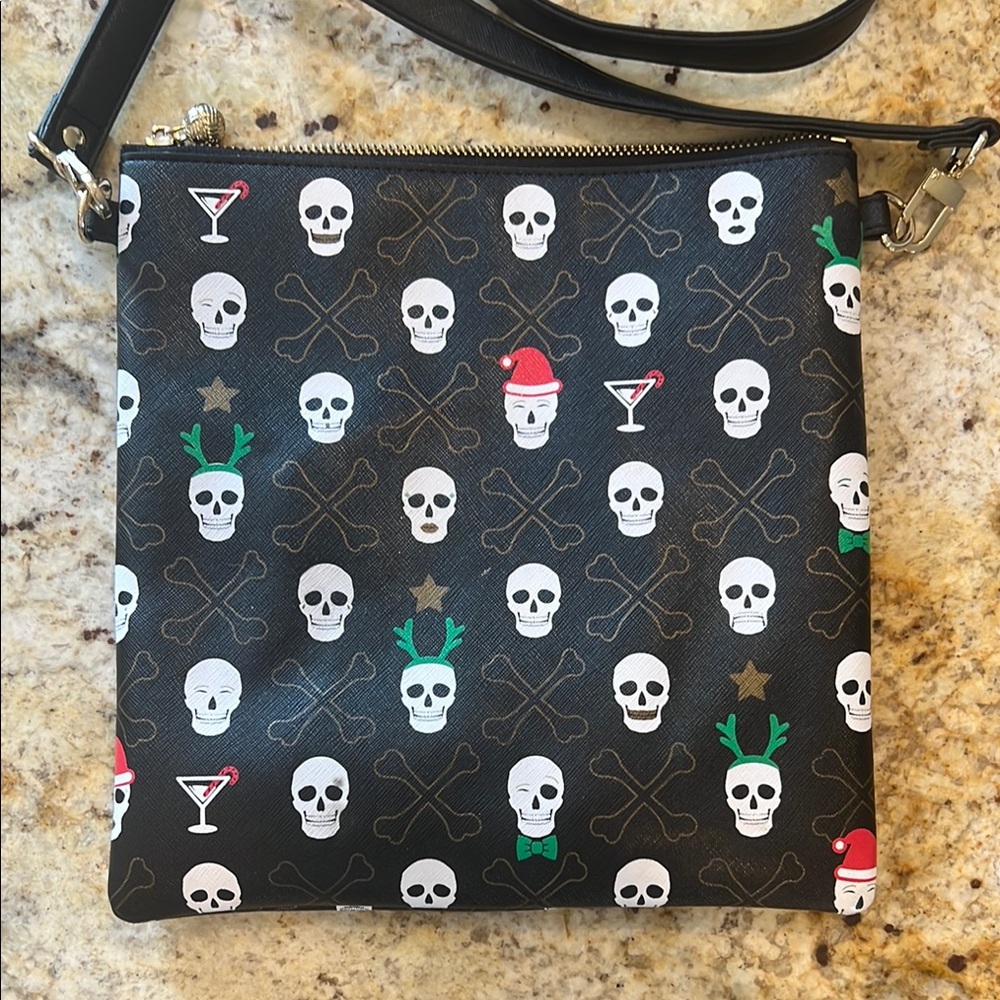 OTG On the Go #6 Skull Christmas Crossbody Bag